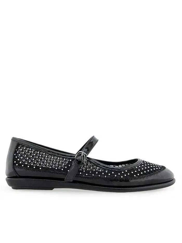 Женские балетки Baylee с круглым носком в стиле Mary Jane Aerosoles — изображение 2 из 6, черный