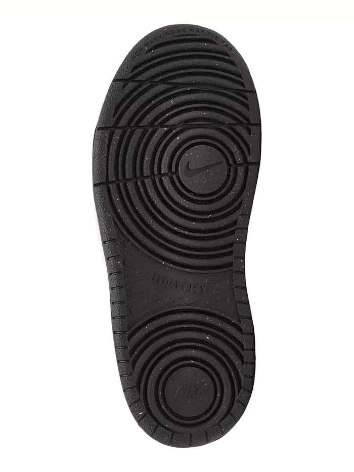 Детские низкие кеды Court Borough Low Recraft Stay-Put от Finish Line Nike — изображение 4 из 6, белый черный