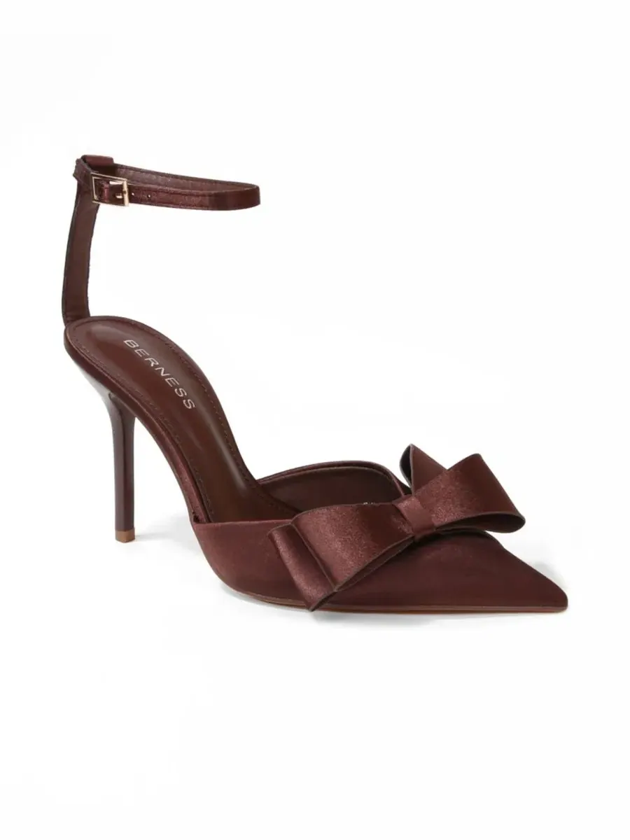 Туфли-лодочки Tulip Satin D'Orsay Bow на каблуке BERNESS