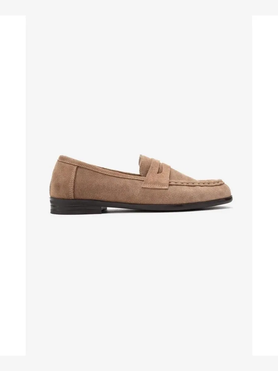 Лоферы Valia Leather из кожи Forever & Always Shoes — изображение 2 из 6, коньячный