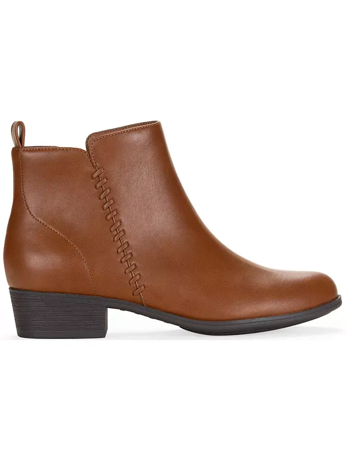 Женские ботильоны Aidenn на блочном каблуке Style & Co — изображение 2 из 6, коричневый