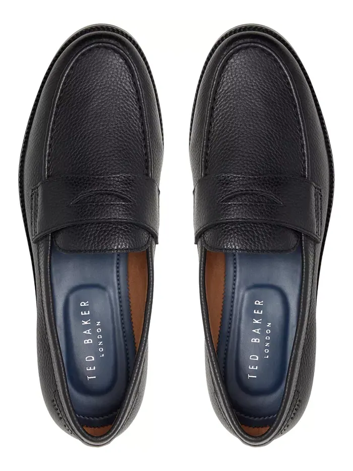 Мужские туфли-лоферы Parliament для официальных мероприятий Ted Baker — изображение 10 из 11, коричневый