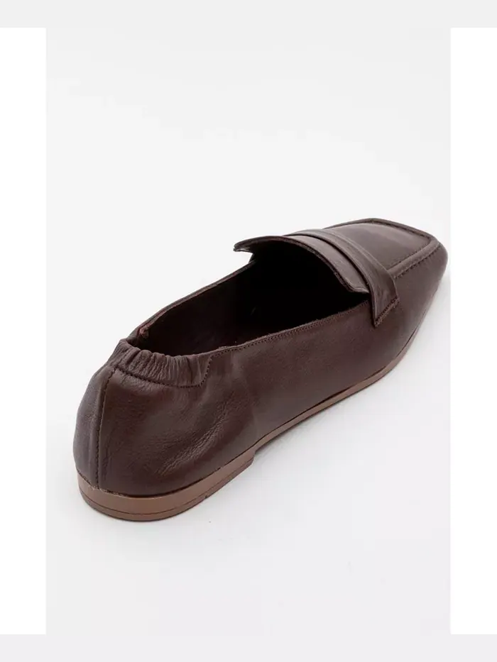 Лоферы Liepa из кожи Forever & Always Shoes — изображение 2 из 4, коричневый