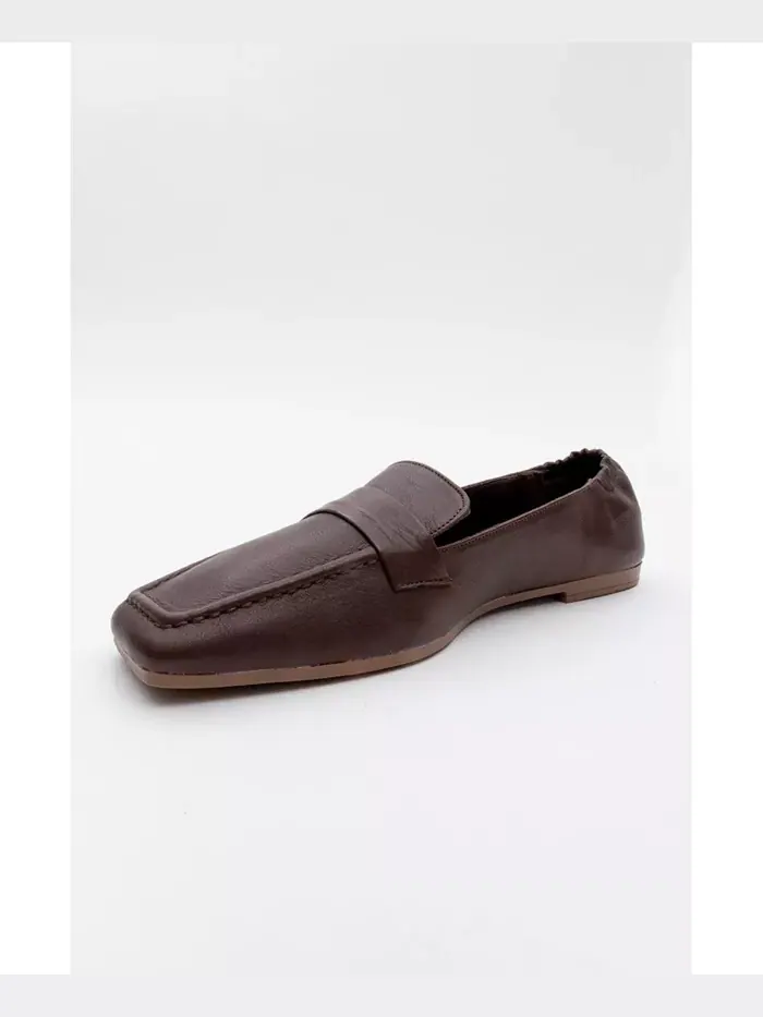 Лоферы Liepa из кожи Forever & Always Shoes — изображение 3 из 4, коричневый