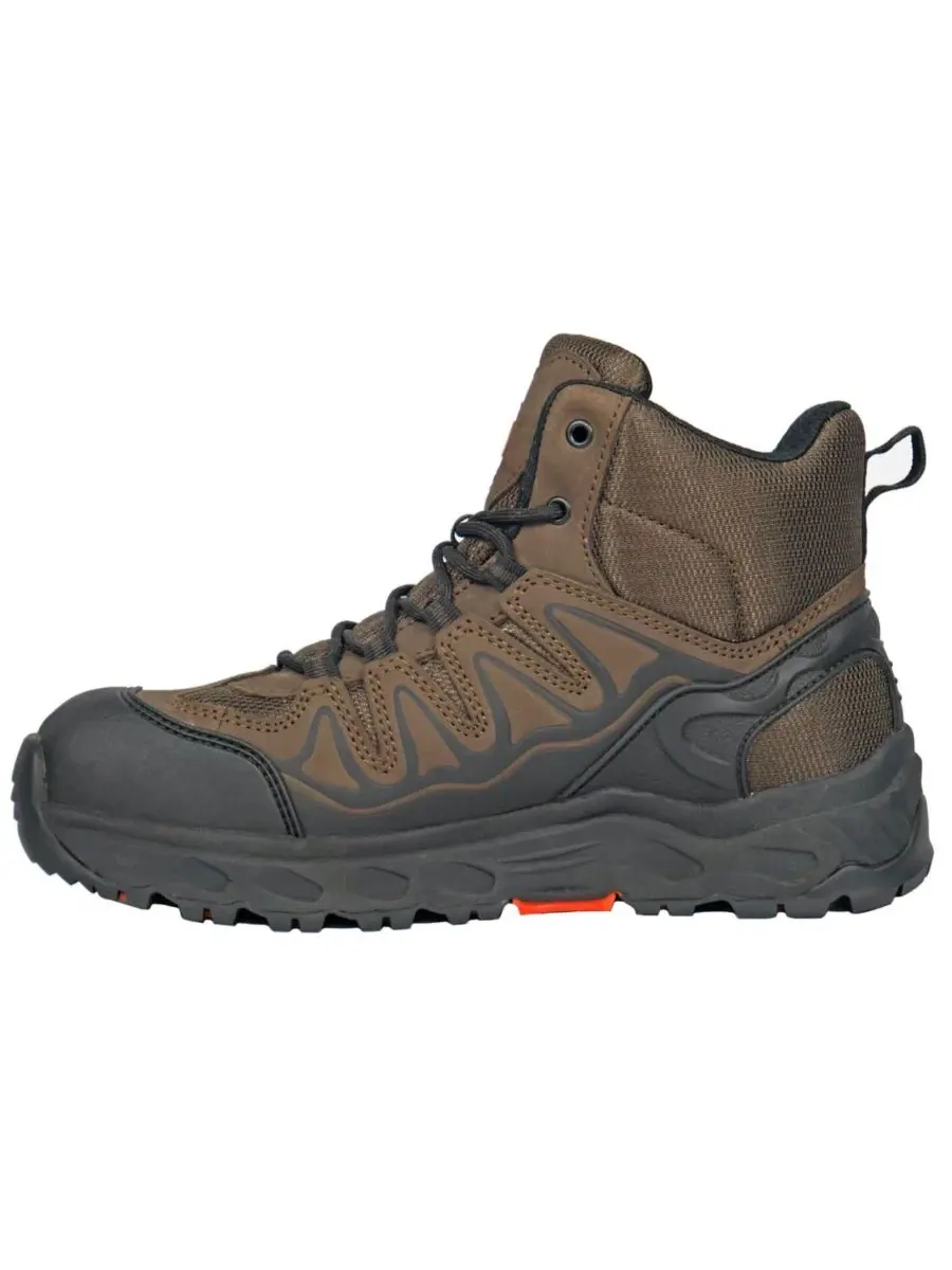 Мужские рабочие ботинки Eric Hi с мягким носком на танкетке Hoss Boot Company — изображение 2 из 5, коричневый