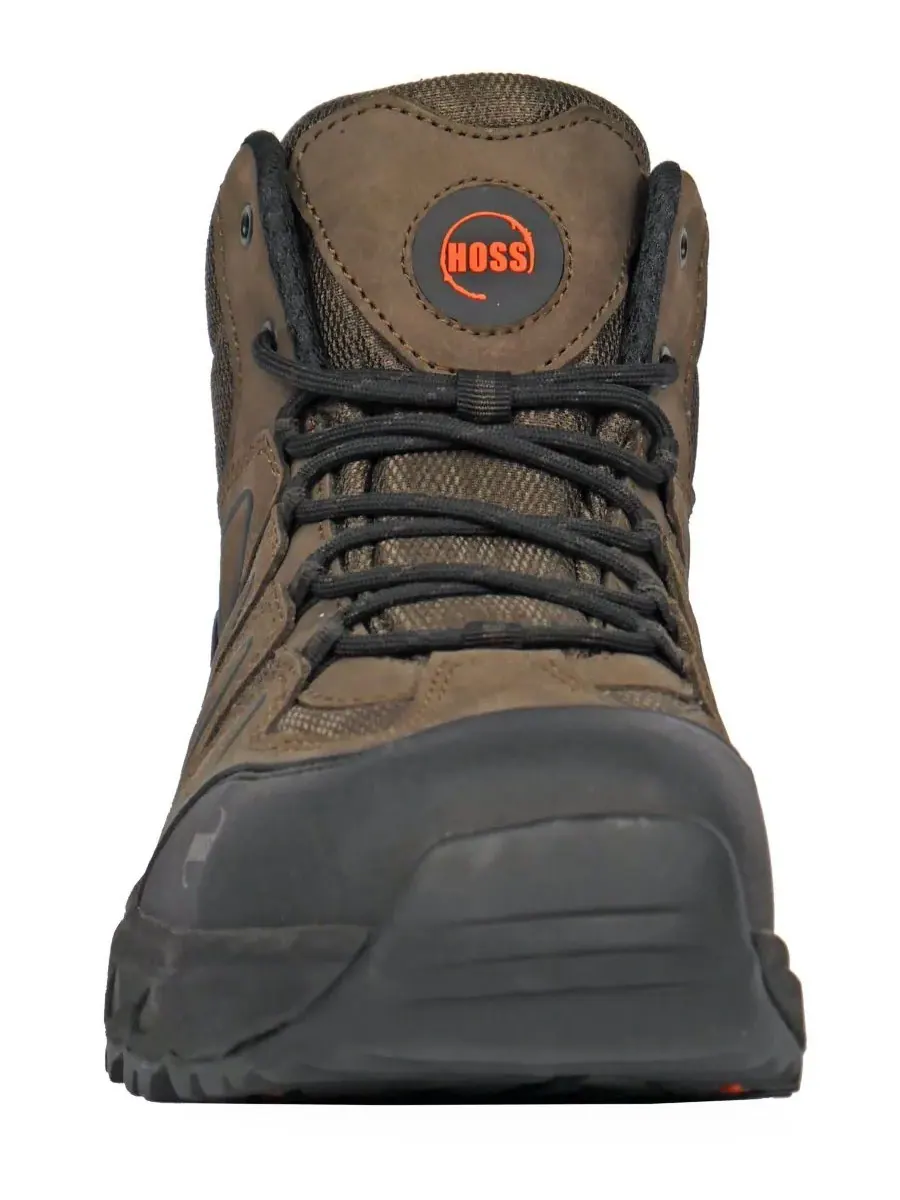 Мужские рабочие ботинки Eric Hi с мягким носком на танкетке Hoss Boot Company — изображение 3 из 5, коричневый