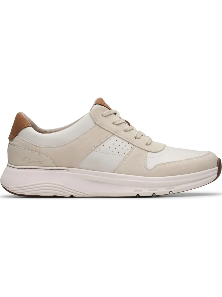 Кроссовки мужские Clarks Motion Trek GO, повседневные — изображение 2 из 7, слоновая кость