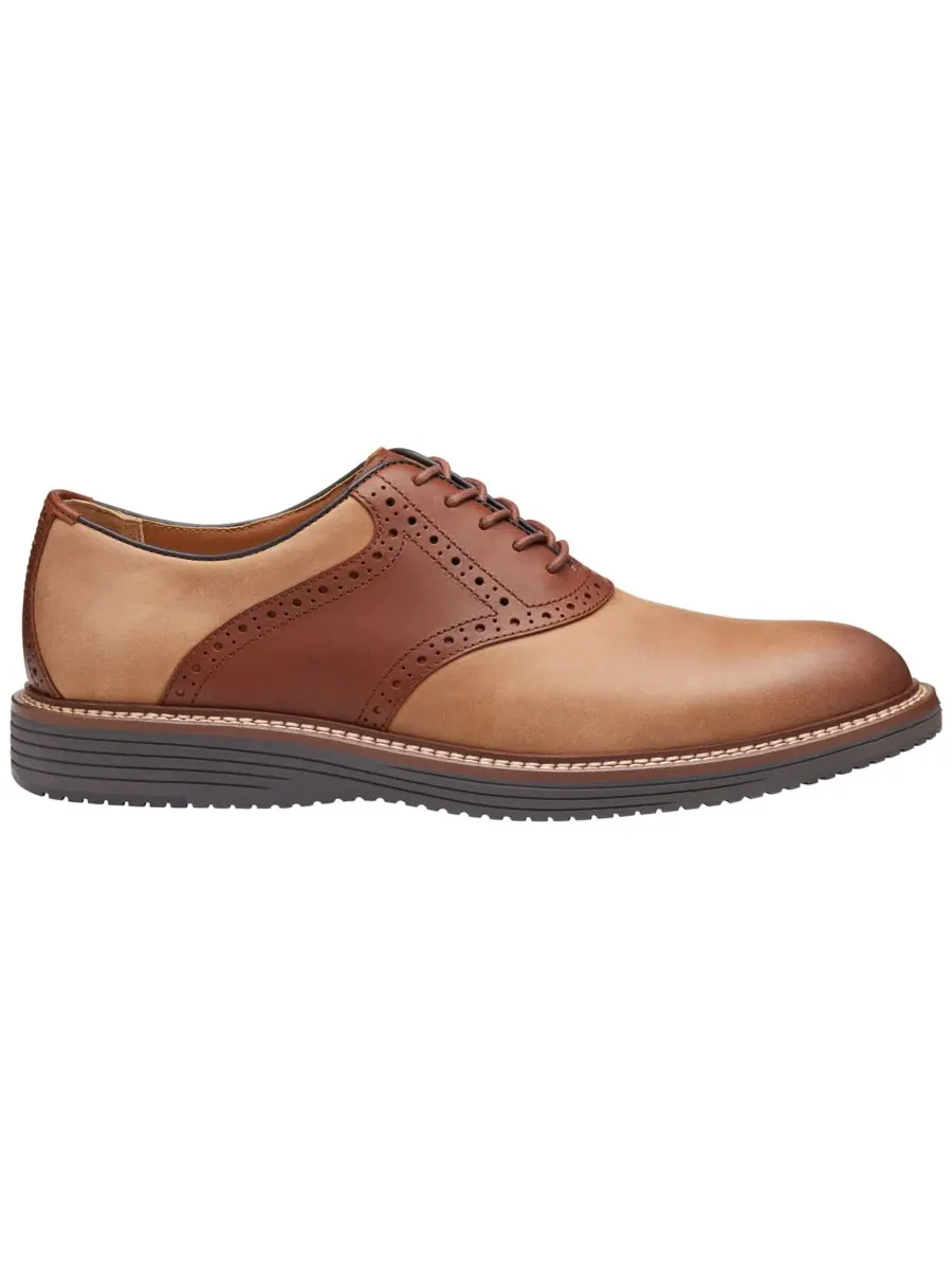 Мужские повседневные туфли Upton Saddle Johnston & Murphy — изображение 2 из 5, коричневый