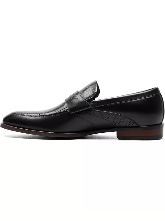 Мужские пенни-лоферы Karnes Moc Toe Slip-On Stacy Adams — изображение 7 из 8, черный