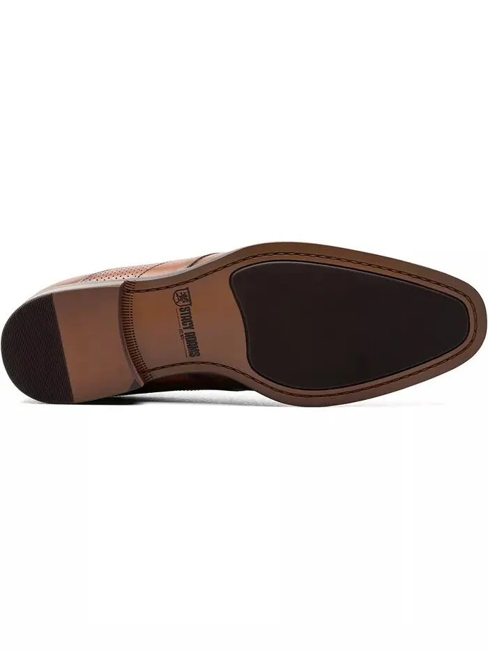 Мужские пенни-лоферы Karnes Moc Toe Slip-On Stacy Adams — изображение 5 из 8, коричневый