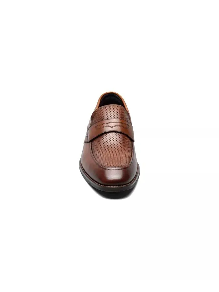 Мужские пенни-лоферы Karnes Moc Toe Slip-On Stacy Adams — изображение 6 из 8, коричневый