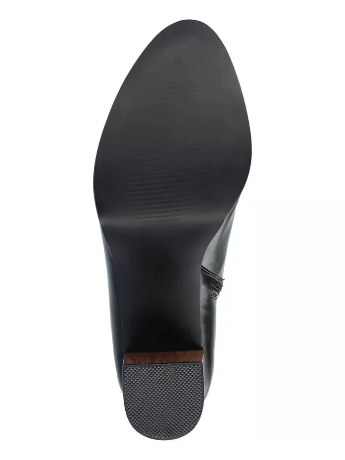 Женские ботильоны Romer Center Seam Platform Block Heel Journee Collection — изображение 5 из 5, черный