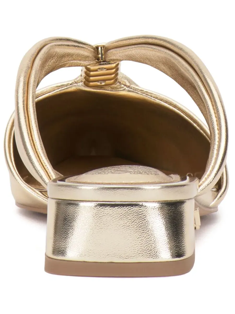 Женские мюли Vanika без шнурков Vince Camuto — изображение 3 из 5, золотистый