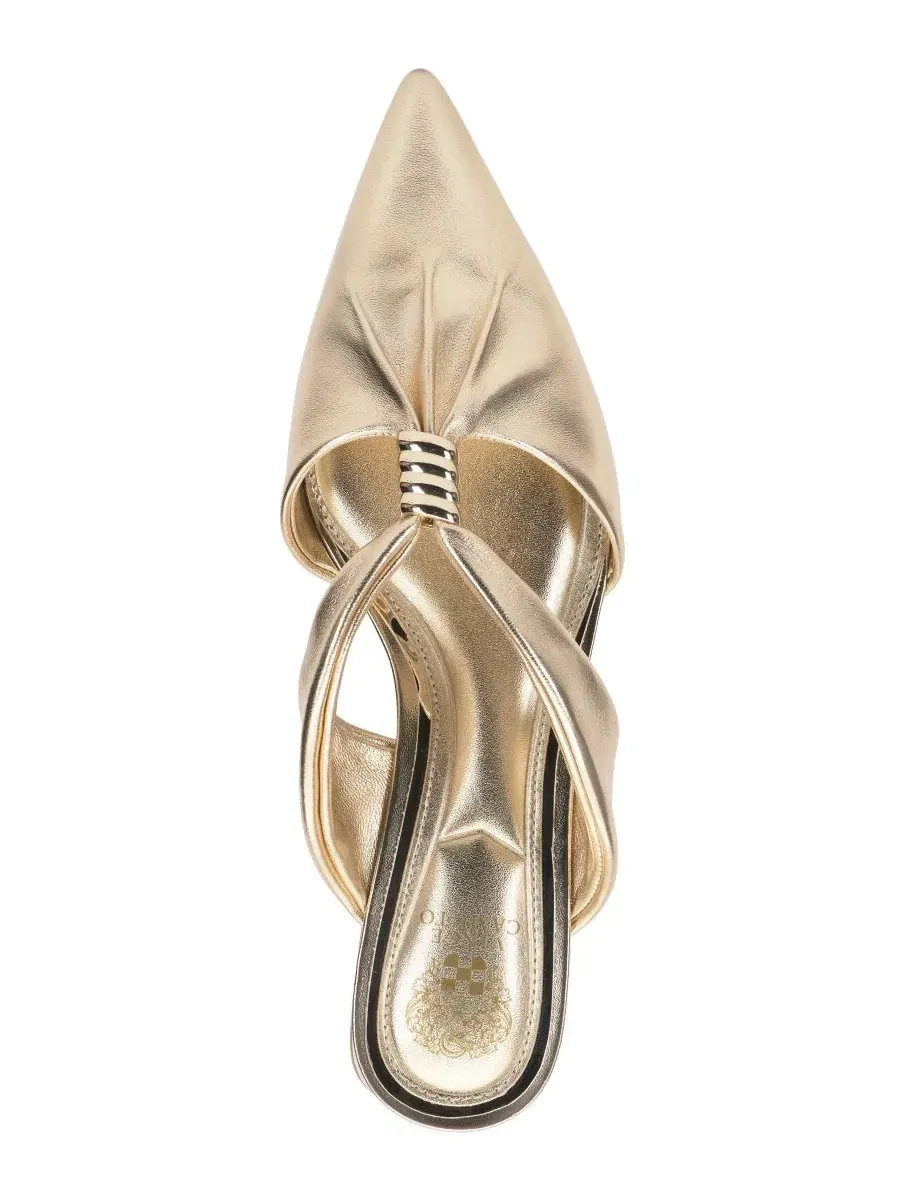 Женские мюли Vanika без шнурков Vince Camuto — изображение 4 из 5, золотистый