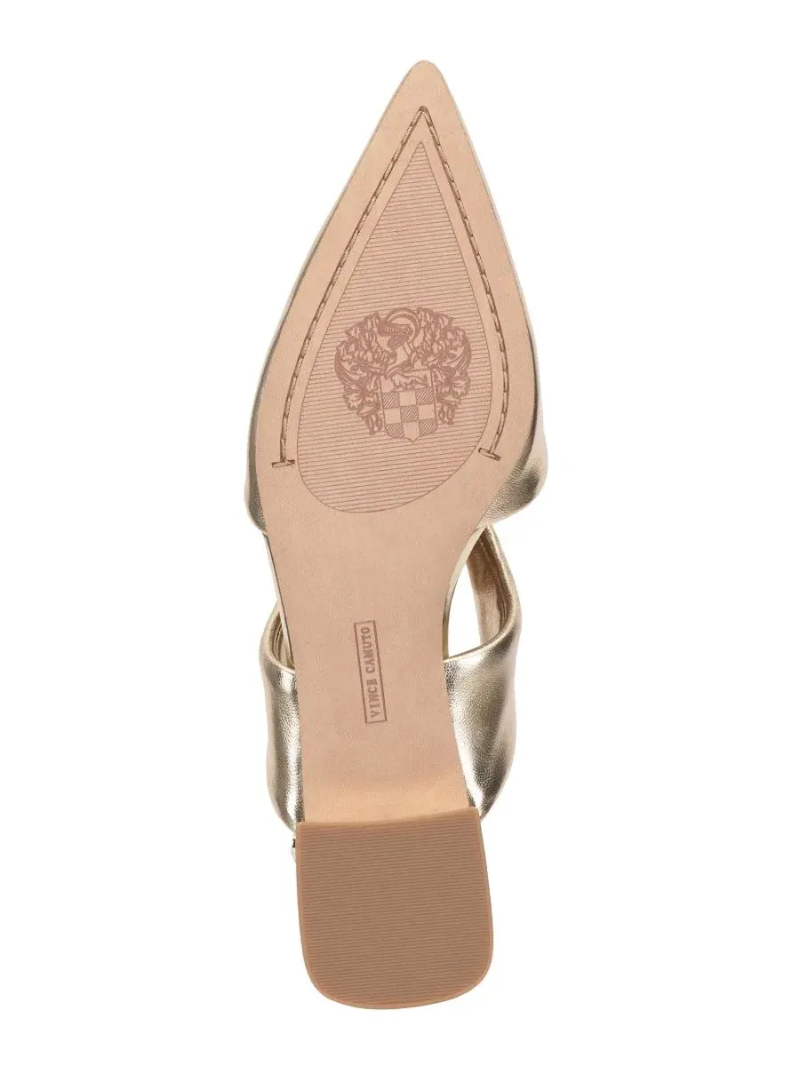 Женские мюли Vanika без шнурков Vince Camuto — изображение 5 из 5, золотистый