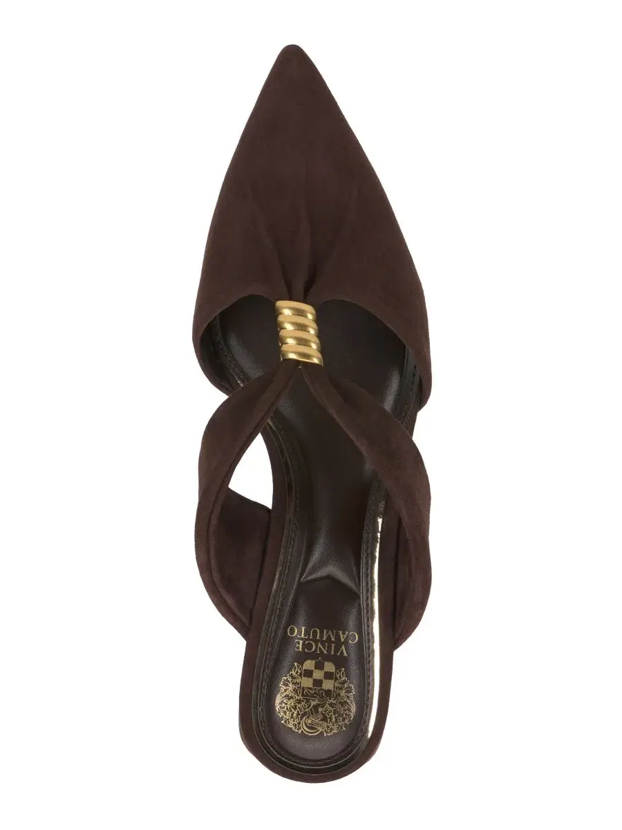 Женские мюли Vanika без шнурков Vince Camuto, Brownie Suede — изображение 4 из 5
