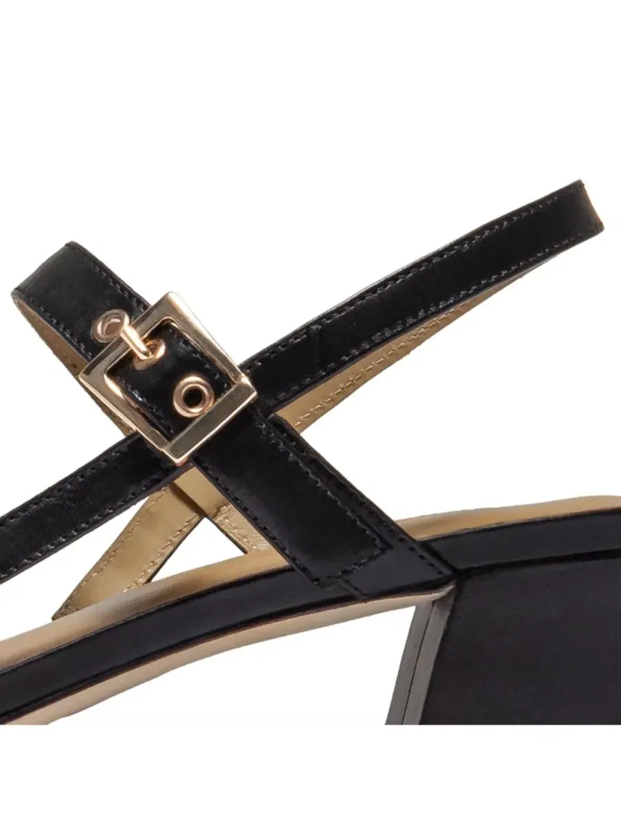 Женские сандалии на низком каблуке Jinji Bernardo Footwear — изображение 5 из 5, черный