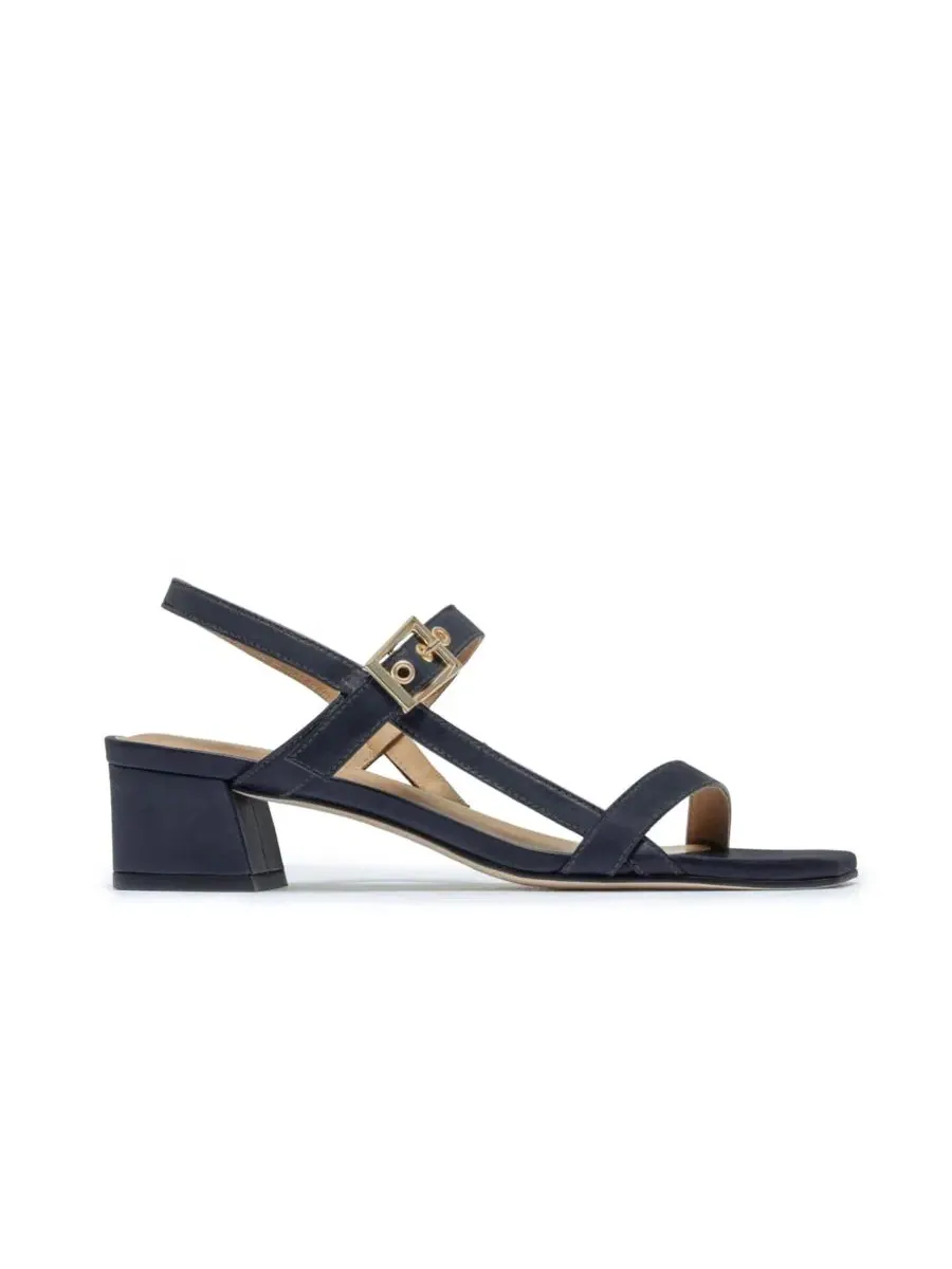 Женские сандалии на низком каблуке Jinji Bernardo Footwear — изображение 2 из 4, темно-синий