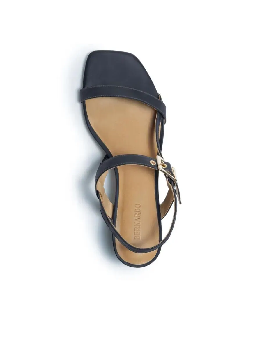 Женские сандалии на низком каблуке Jinji Bernardo Footwear — изображение 3 из 4, темно-синий
