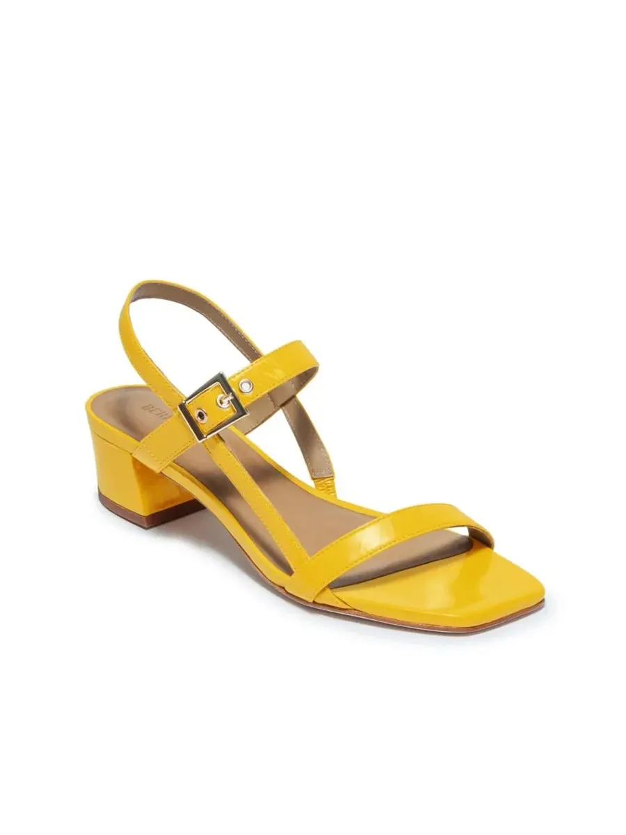 Женские сандалии на низком каблуке Jinji Bernardo Footwear — изображение 1 из 5, желтый