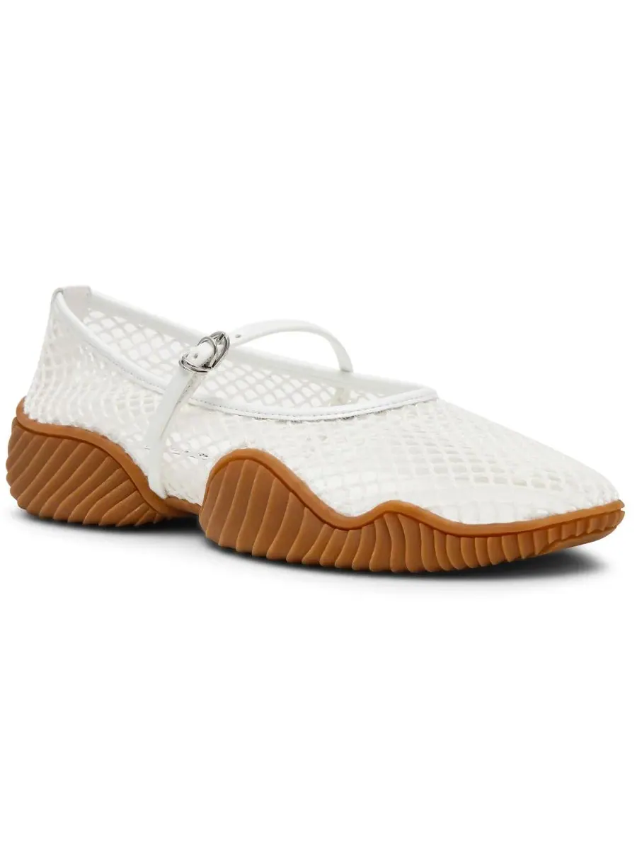 Женские сетчатые балетки Vickee Mesh Mary-Jane Steve Madden, белый mesh — изображение 1 из 6