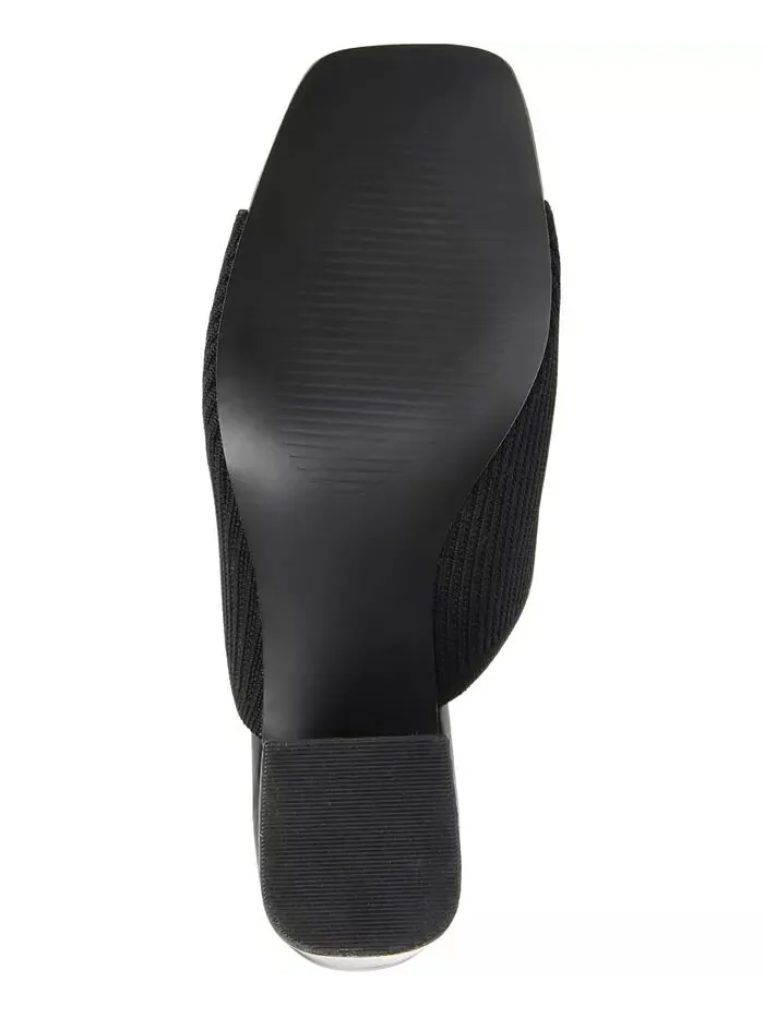 Женские босоножки Lorenna Block Heel Slide Journee Collection — изображение 5 из 7, черный