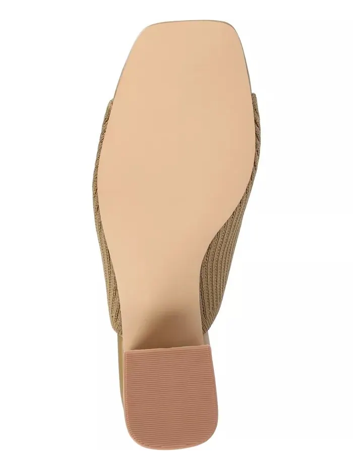 Женские босоножки Lorenna Block Heel Slide Journee Collection — изображение 5 из 7, оливковый