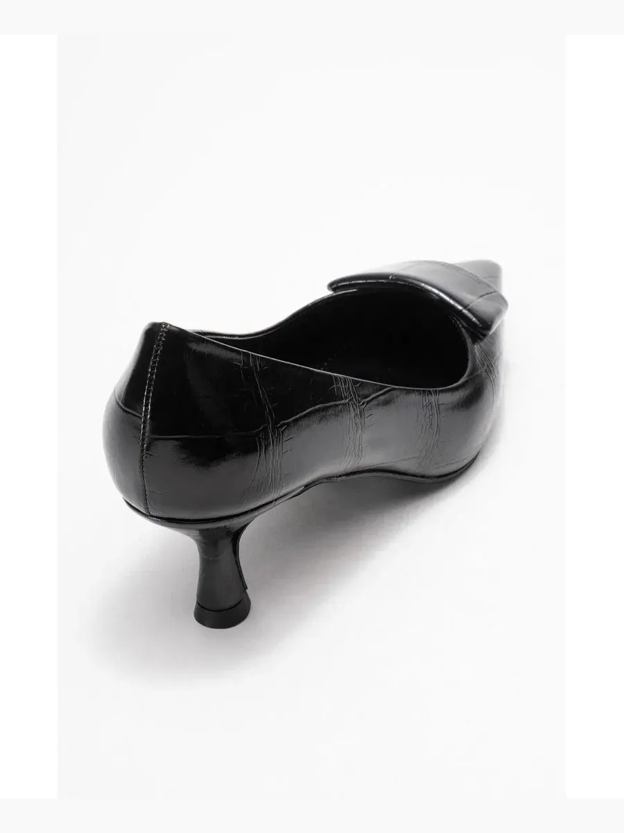 Женские туфли-лодочки Marcia с пряжкой и острым носком Prologue Shoes — изображение 3 из 3, черный