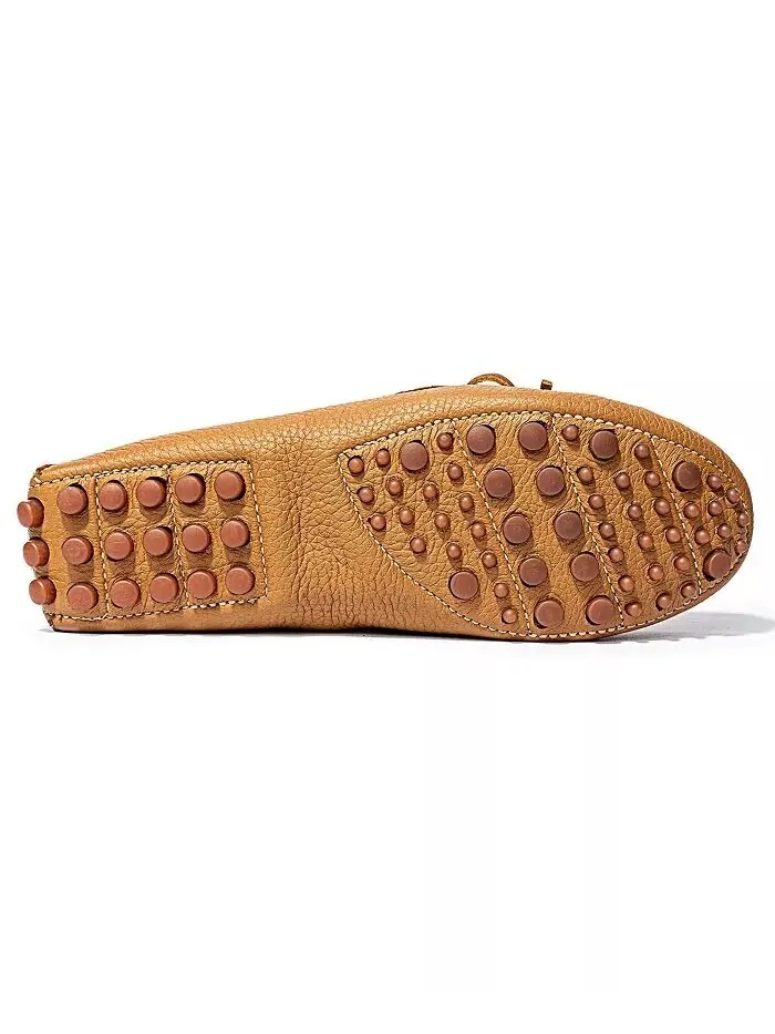 Женские кожаные классические драйверские туфли Minnetonka — изображение 5 из 5, прозрачный