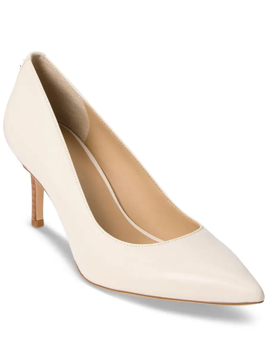 Женские туфли-лодочки Lanette из кожи наппа Lauren Ralph Lauren — изображение 1 из 4, белый