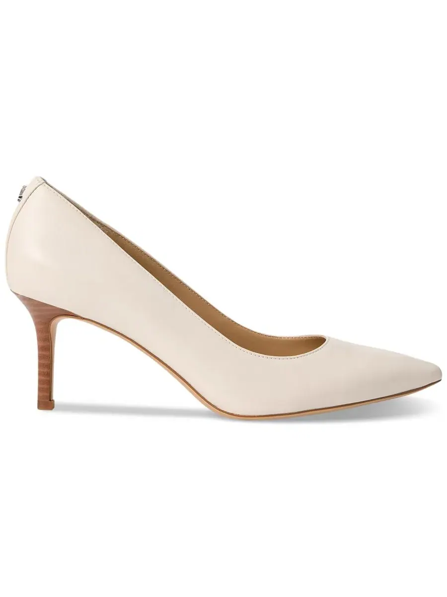 Женские туфли-лодочки Lanette из кожи наппа Lauren Ralph Lauren — изображение 2 из 4, белый