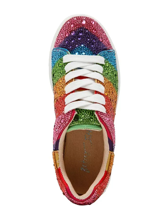 Кроссовки Sidny с камнями для девочек и подростков Betsey Johnson — изображение 4 из 5, мульти