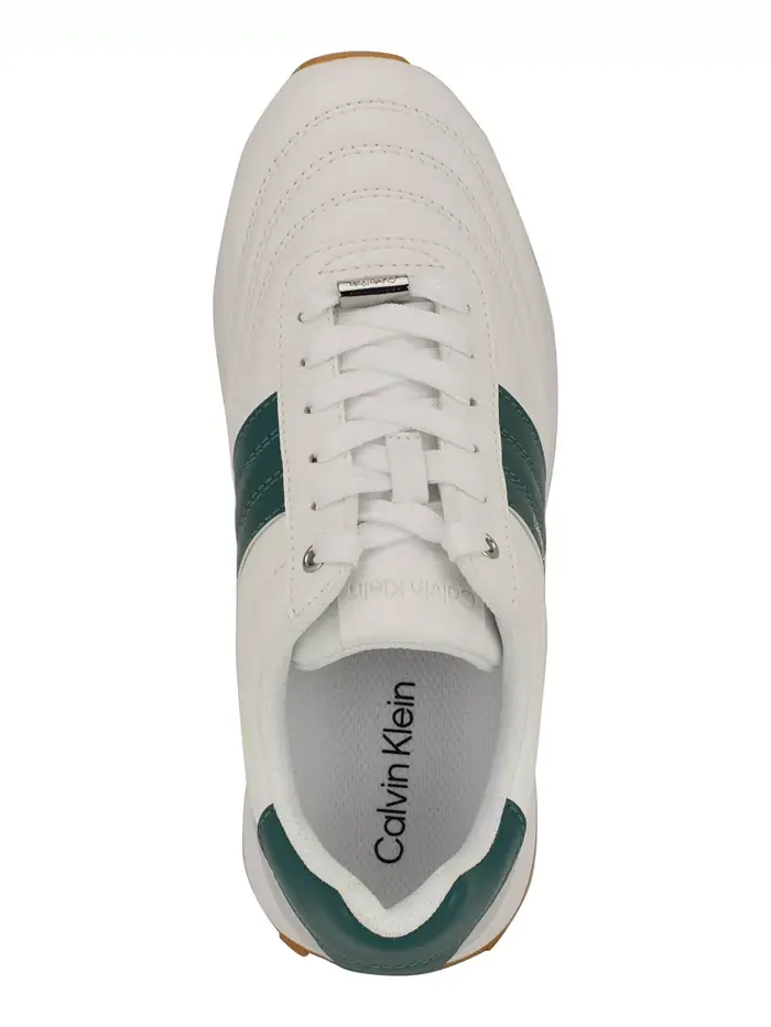 Женские кроссовки Tatyann Retro на шнуровке Calvin Klein — изображение 4 из 5, белый