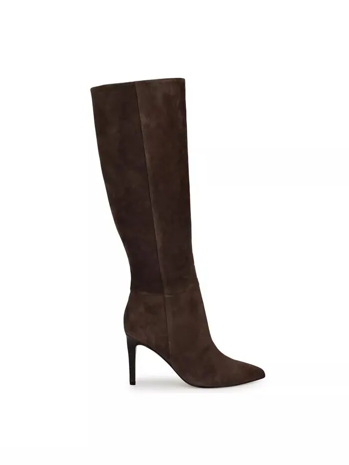 Женские классические ботинки Richy с острым носком Nine West — изображение 2 из 5, темный коричневый