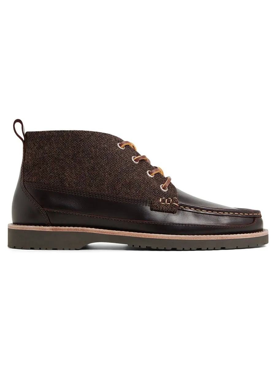 Мужские ботинки Mini Lug Chukka с круглым носком Sperry — изображение 2 из 5, коричневый