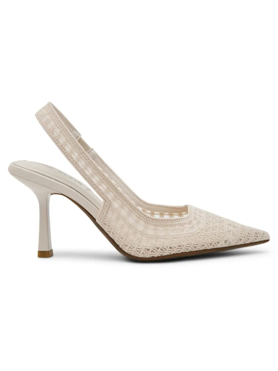Женские вязаные туфли-лодочки Ismeralda с открытой пяткой Anne Klein — изображение 2 из 7, кремовый