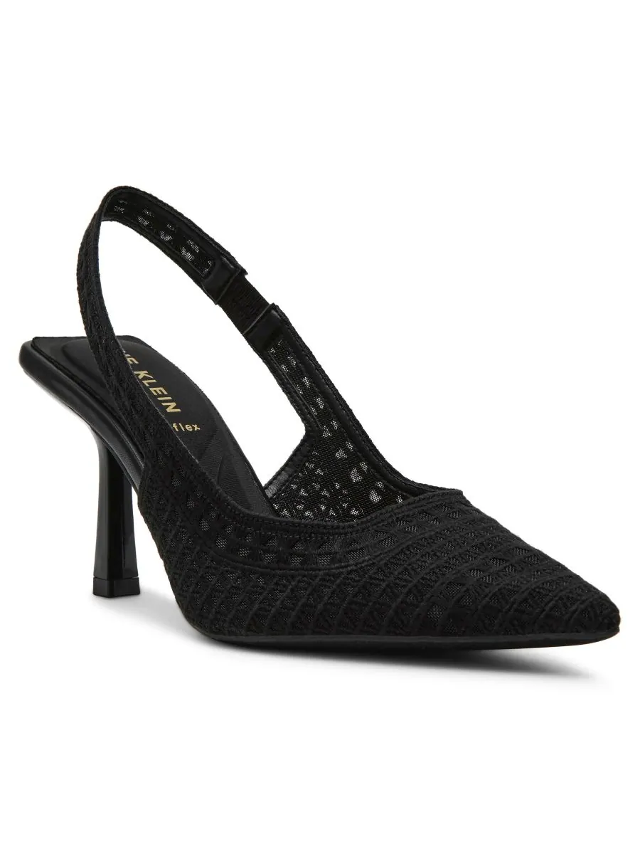 Женские вязаные туфли-лодочки Ismeralda с открытой пяткой Anne Klein — изображение 1 из 7, черный