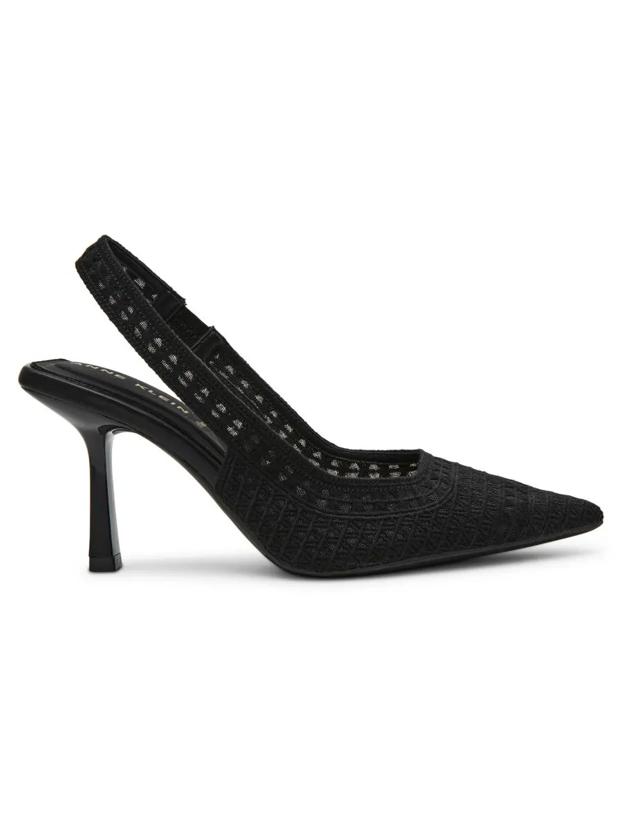 Женские вязаные туфли-лодочки Ismeralda с открытой пяткой Anne Klein — изображение 2 из 7, черный