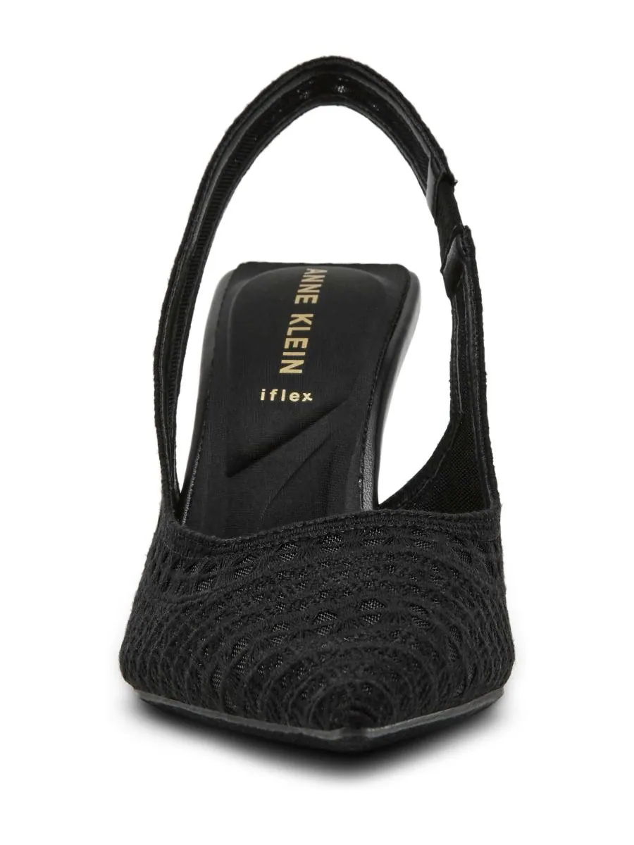 Женские вязаные туфли-лодочки Ismeralda с открытой пяткой Anne Klein — изображение 7 из 7, черный