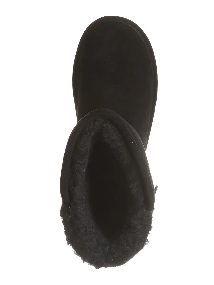 Ботинки женские с отделкой из вязаного трикотажа и пряжкой, Jenni Knit Back Accent BEARPAW — изображение 4 из 8, черный