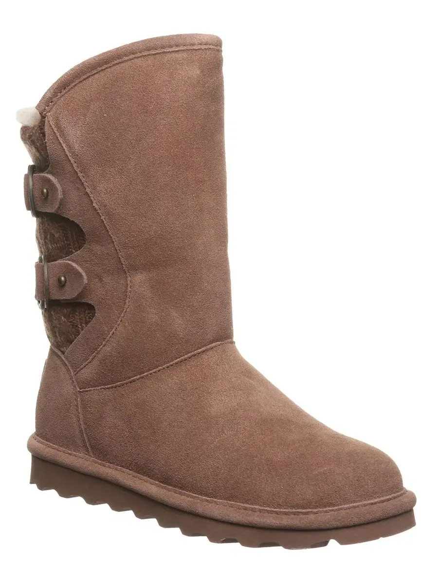 Женские ботинки Jenni Knit Back Accent Mid-Calf BEARPAW — изображение 1 из 8, какао
