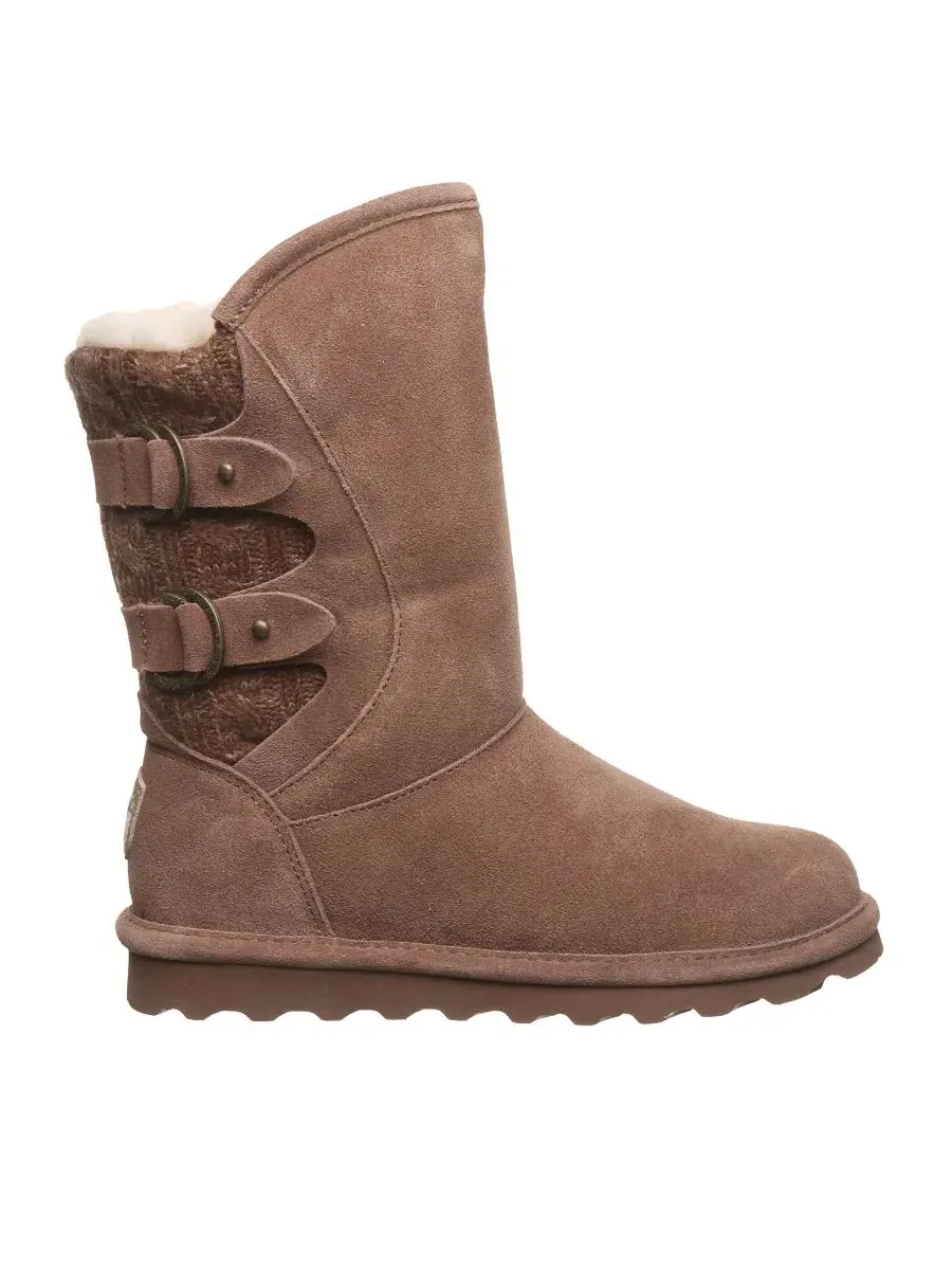 Женские ботинки Jenni Knit Back Accent Mid-Calf BEARPAW — изображение 2 из 8, какао