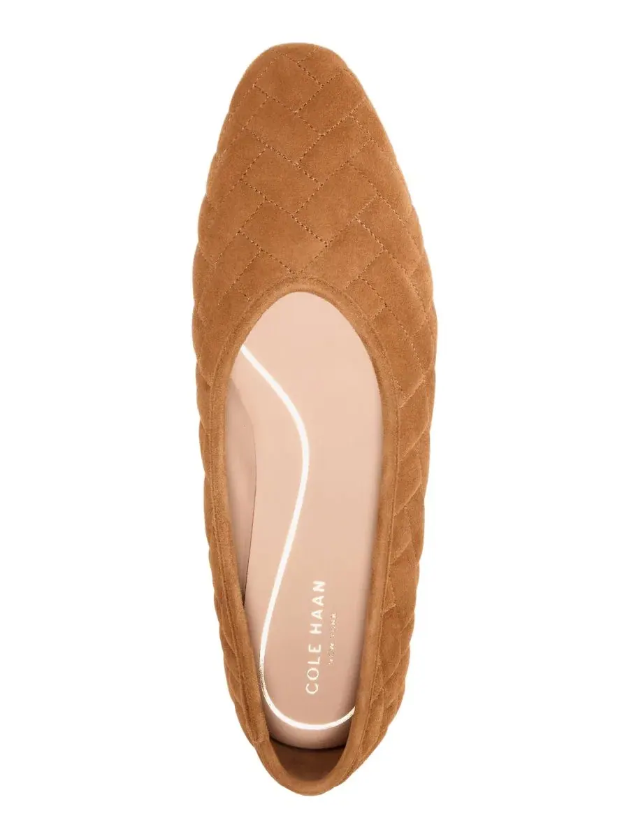 Балетки Jasleen Quilted Cole Haan — изображение 4 из 5, табак