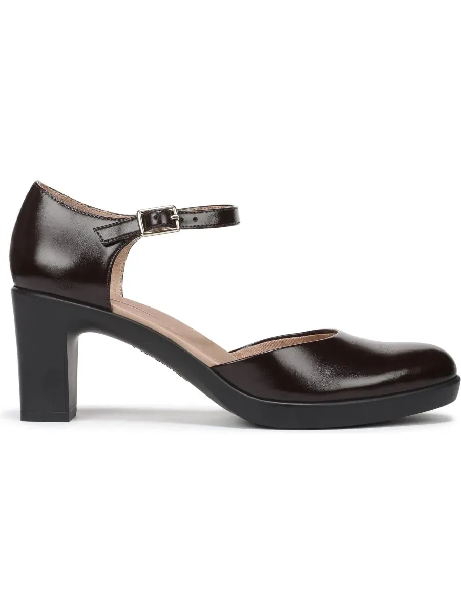 Туфли-лодочки на устойчивом каблуке Effortless 2 Block Heel Pumps LifeStride, Chocolate Plum Faux — изображение 2 из 5