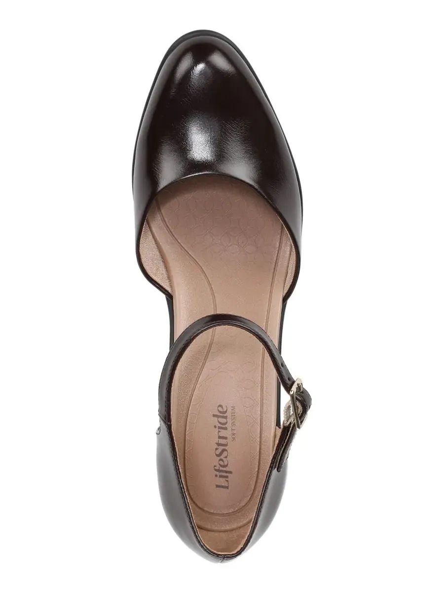 Туфли-лодочки на устойчивом каблуке Effortless 2 Block Heel Pumps LifeStride, Chocolate Plum Faux — изображение 4 из 5