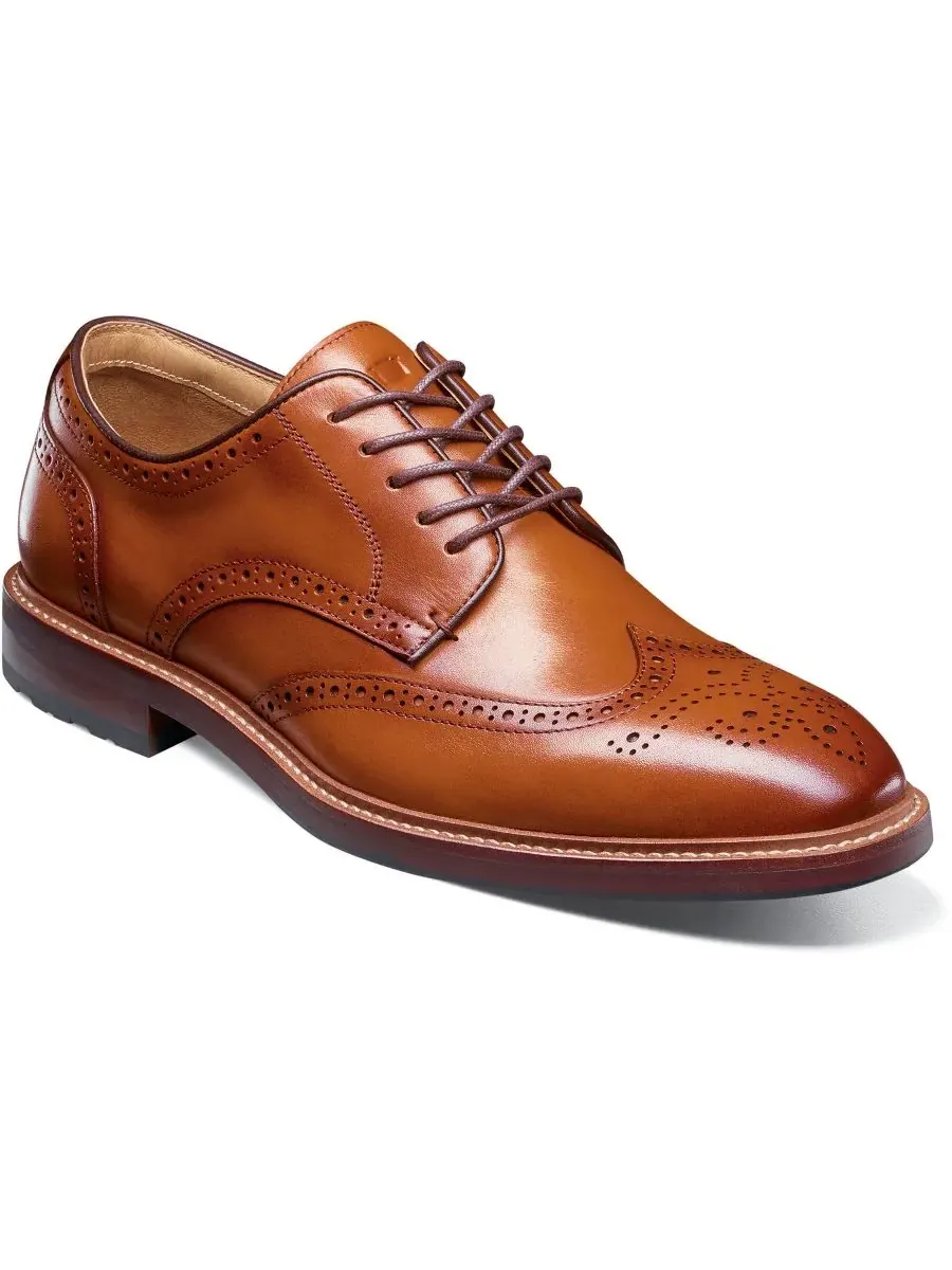 Мужские оксфорды Anthem Wingtip Florsheim — изображение 1 из 7, бежевый