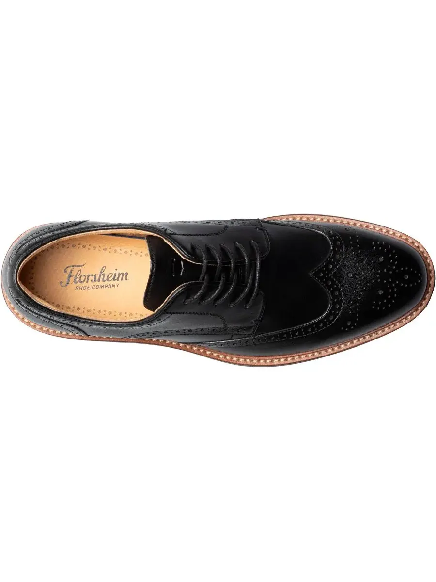 Мужские оксфорды Anthem Wingtip Florsheim — изображение 7 из 7, черный