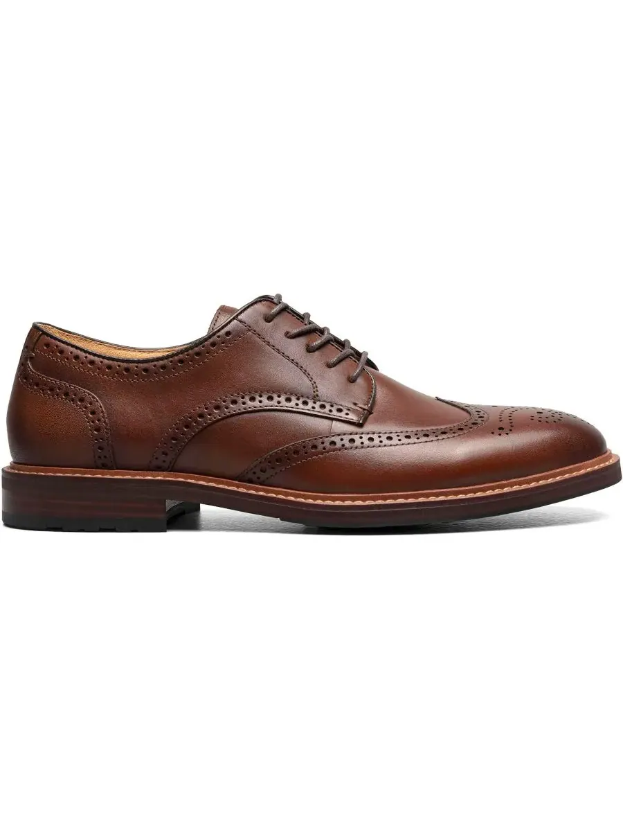 Мужские оксфорды Anthem Wingtip Florsheim — изображение 2 из 8, коричневый
