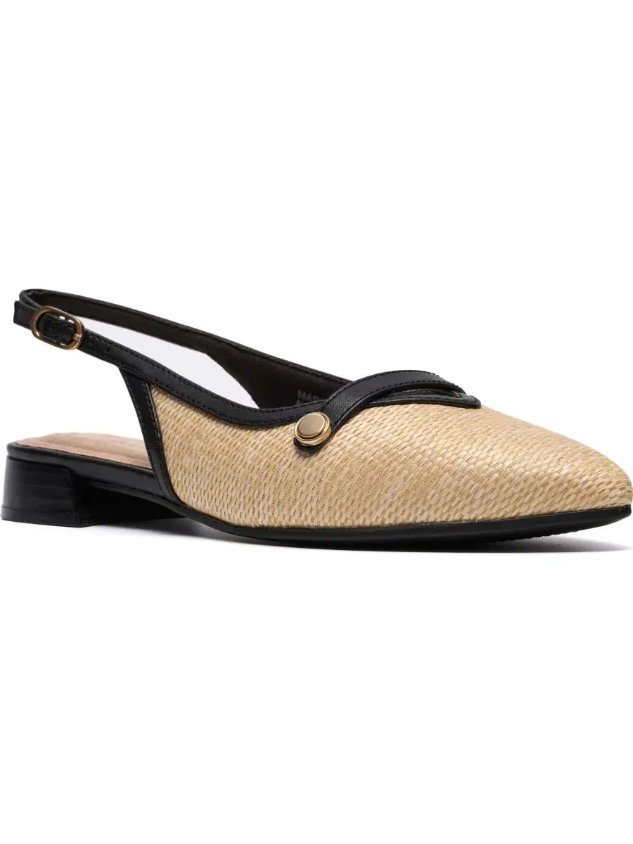 Балетки женские Clarks Natalyn, с открытой стопой и острым носком