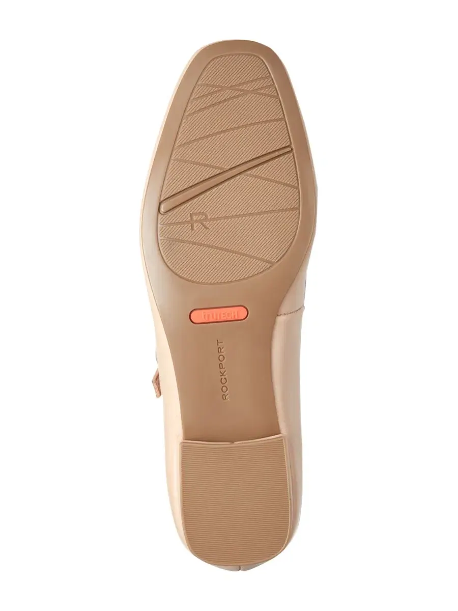 Туфли-мэри джейн на каблуке Niya Mary Jane Dress Flats Rockport — изображение 5 из 5, натуральный